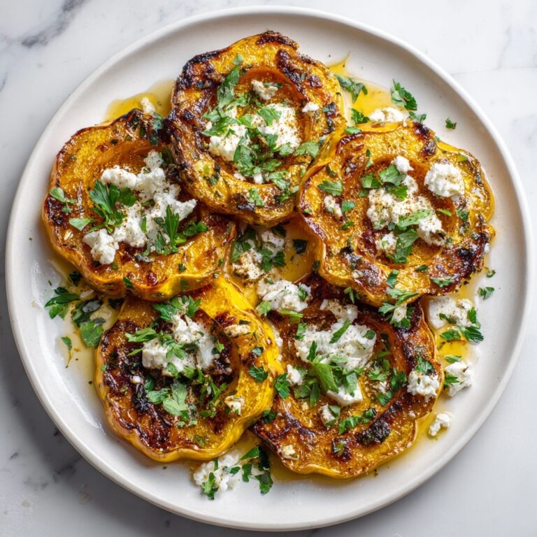 Roasted Sweet Potato Rounds with Honey Feta Recipe