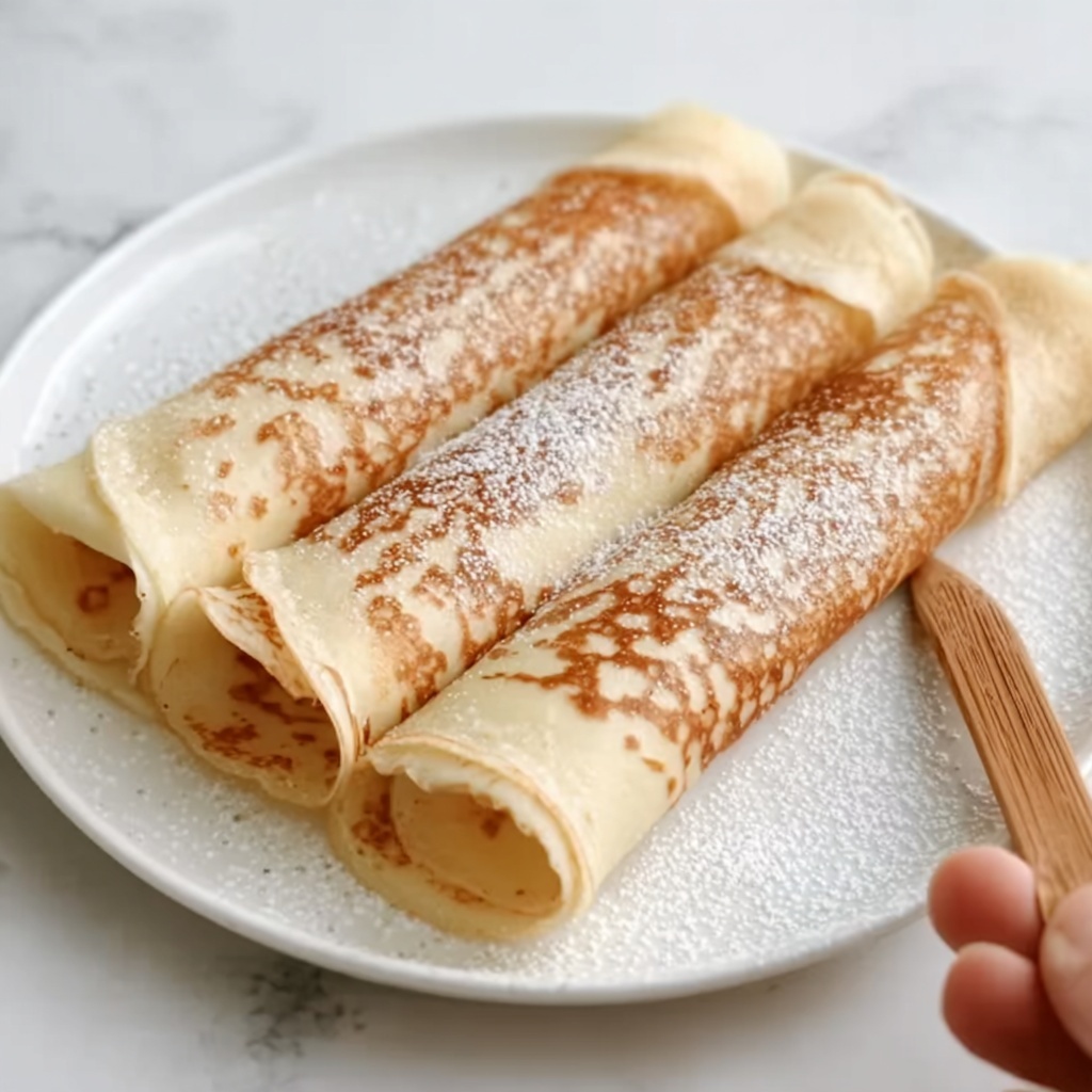 Cinnamon Roll Protein Crepes Recipe - Recipe Image