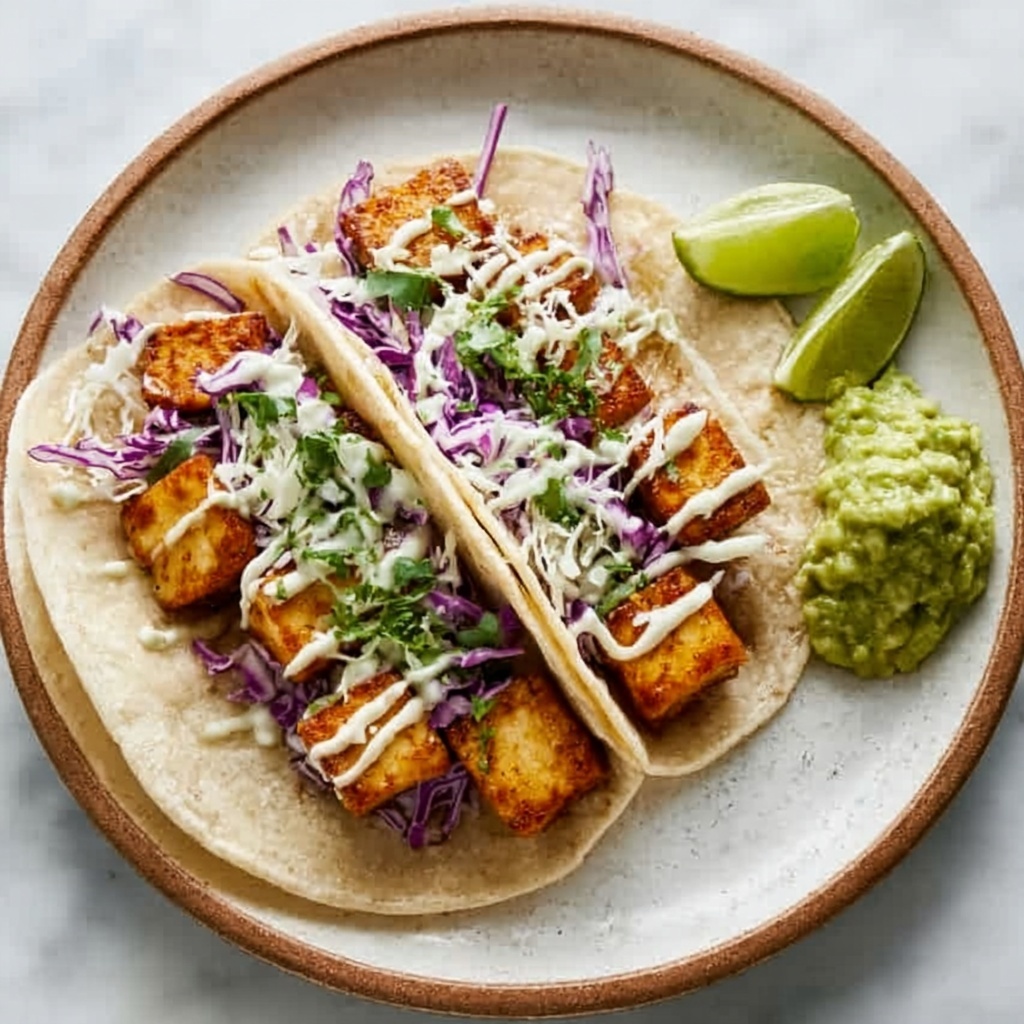 Sriracha Tofu Tacos Recipe - Recipe Image