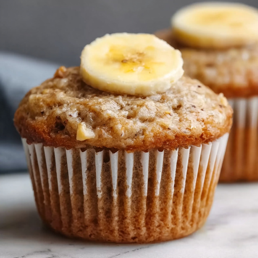 Low-Calorie Greek Yogurt Banana Muffins Recipe - Recipe Image