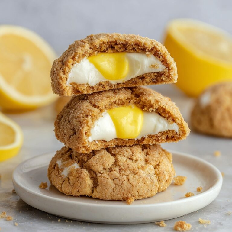 Zesty Lemon Cheesecake Cookies Recipe