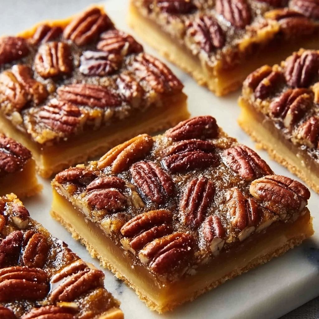 Lazy Girl Pecan Pie Bars Recipe - Recipe Image