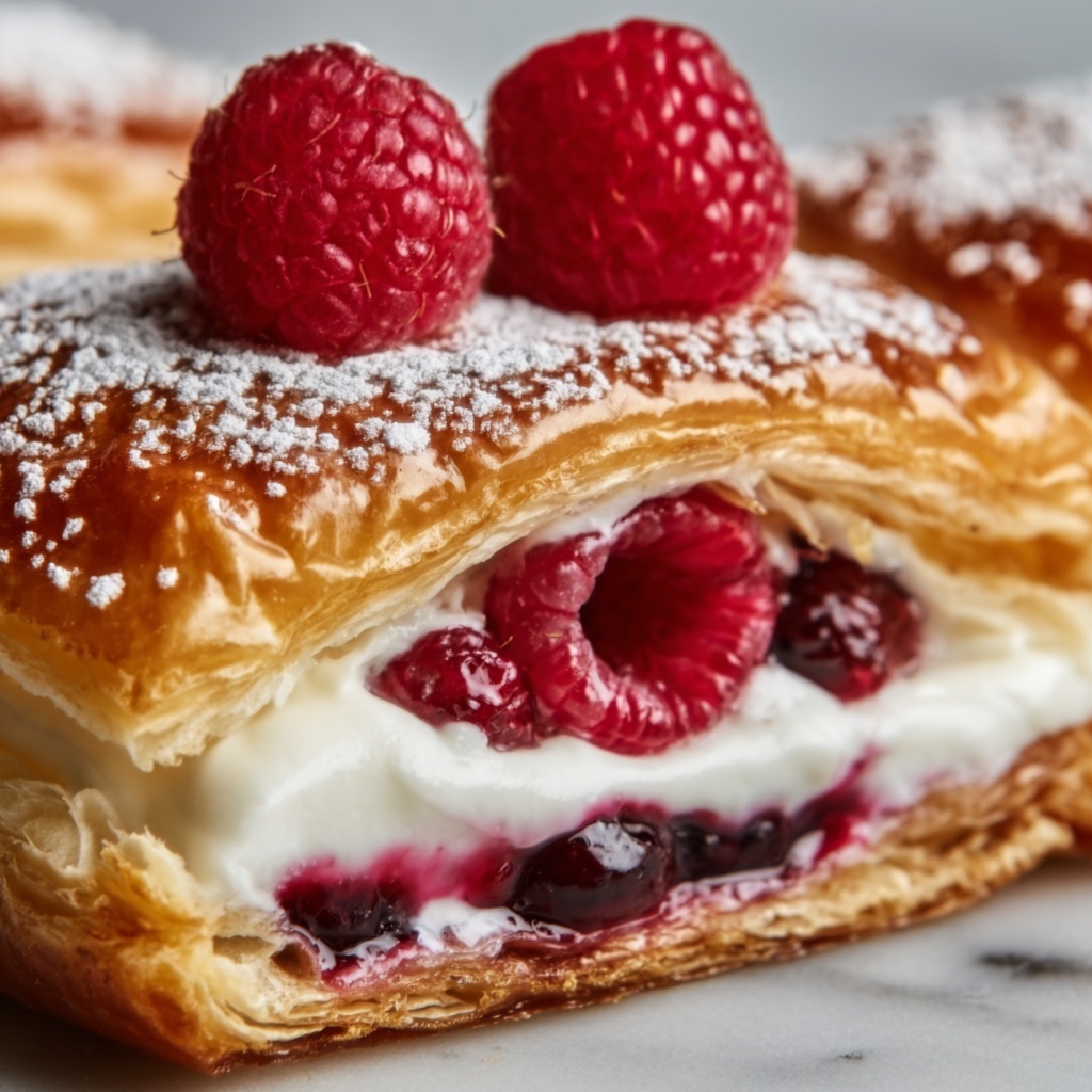 Cream Cheese and Berry Danish Pastries Recipe - Recipe Image