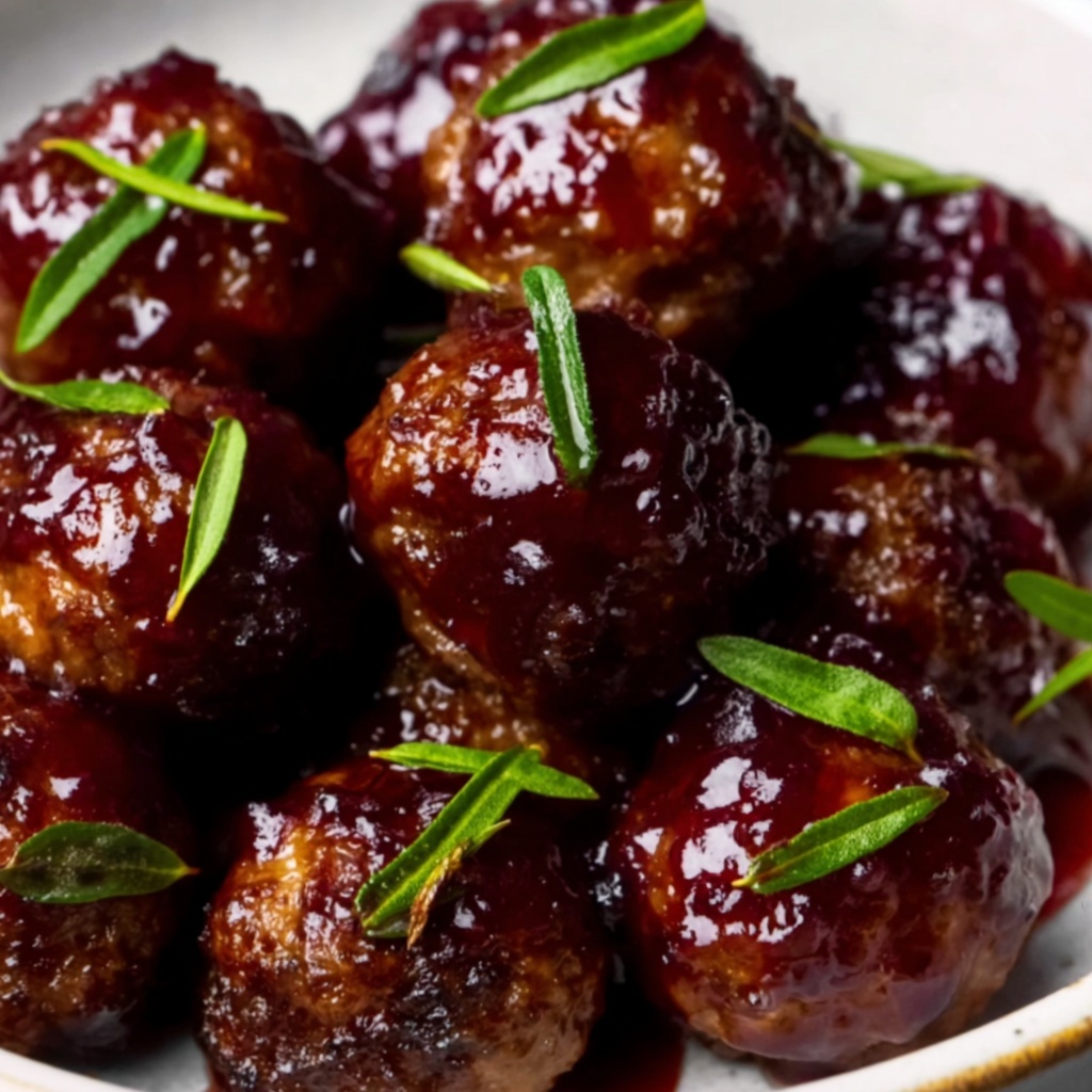 Cranberry Meatballs Recipe - Recipe Image