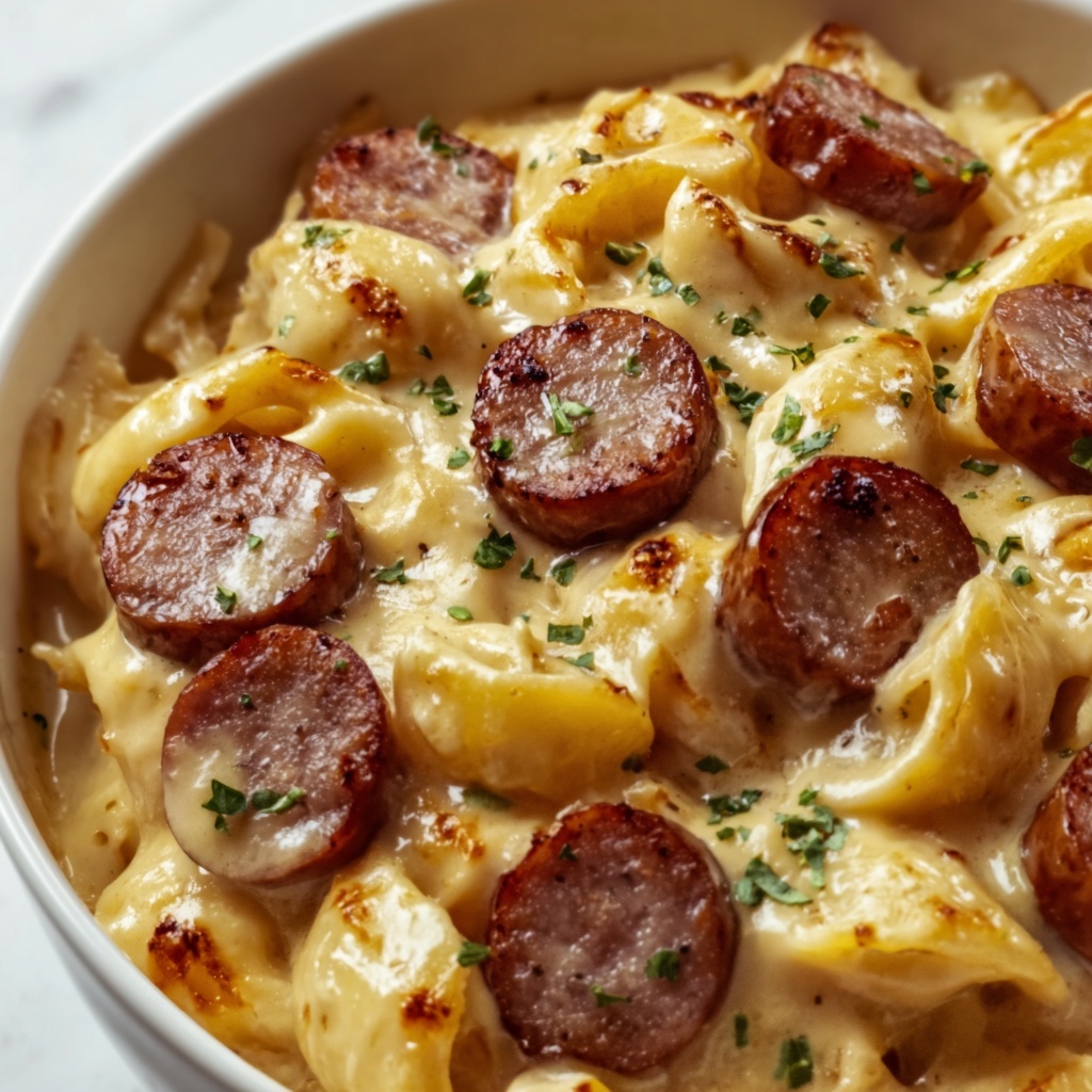 Cheesy Ranch Potatoes and Sausage Recipe - Recipe Image