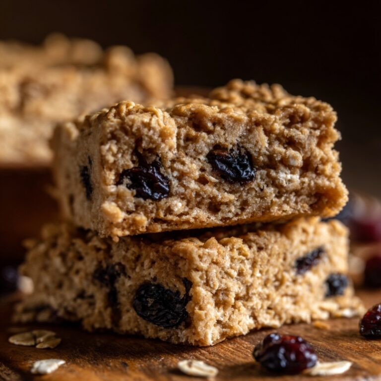 Oatmeal Raisin Cookie Bars Recipe