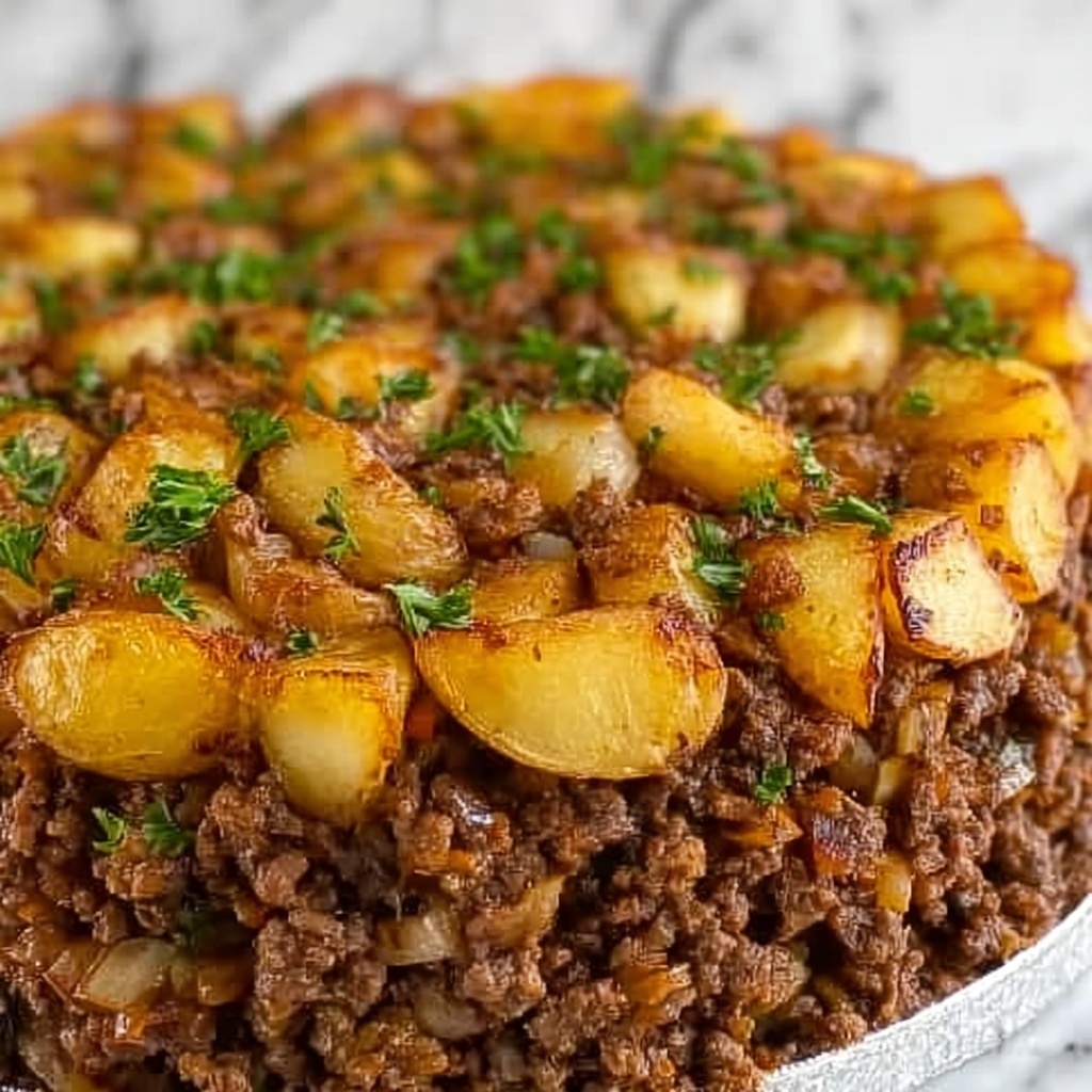 Ground Beef and Potatoes Skillet Recipe - Recipe Image