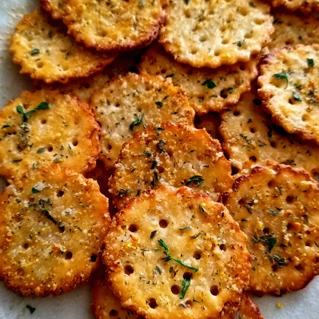 Garlic Parmesan Ritz Crackers Recipe - Recipe Image