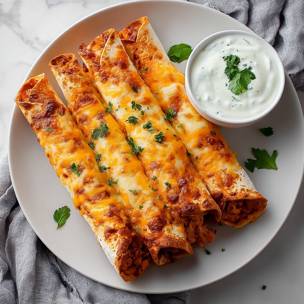 Buffalo Chicken Taquitos: A Spicy & Easy Recipe - Recipe Image
