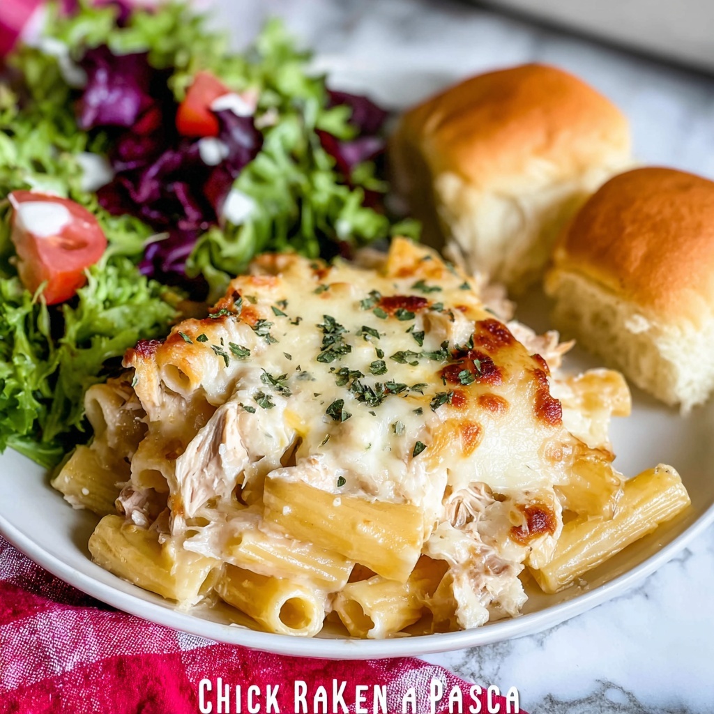 Three Cheese Chicken Rosa Bake Recipe - Recipe Image