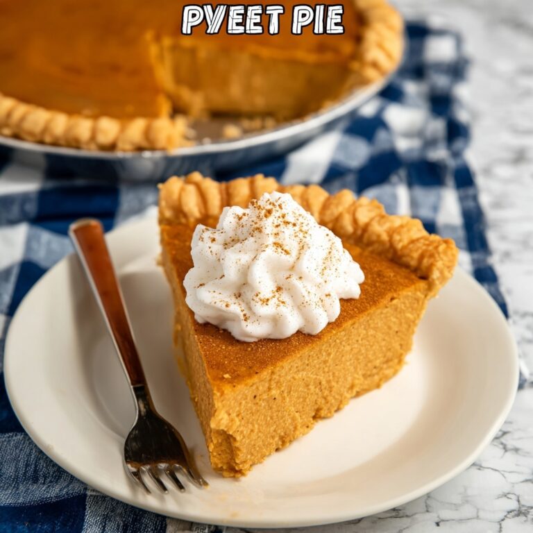 Sweet Potato Pie Recipe