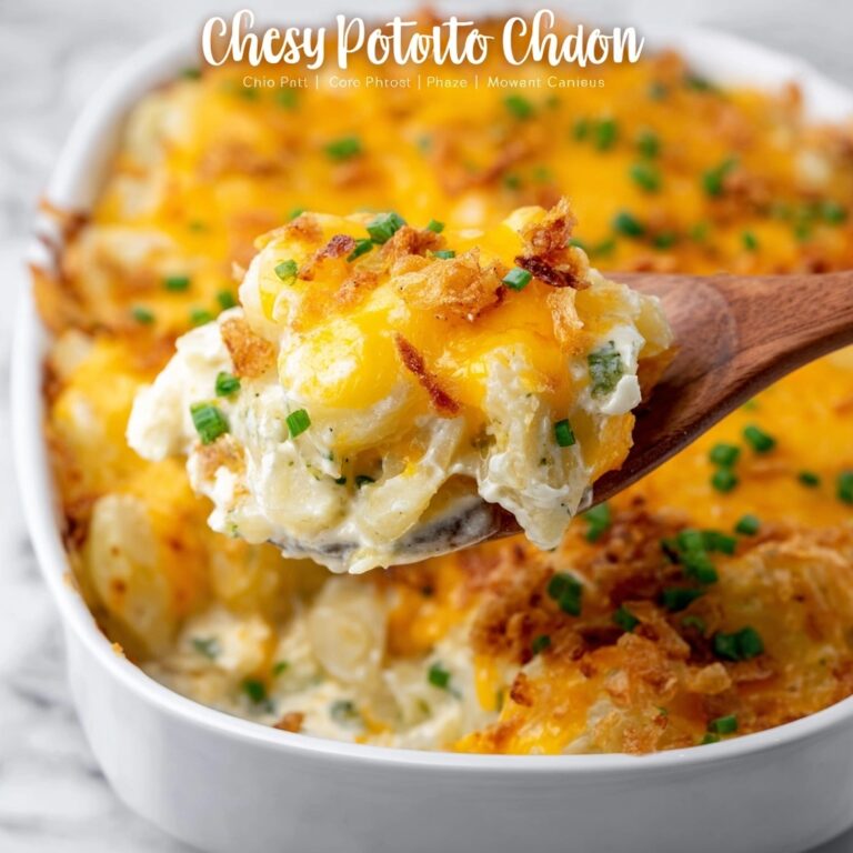 Cheesy Onion and Chive Potato Casserole Recipe