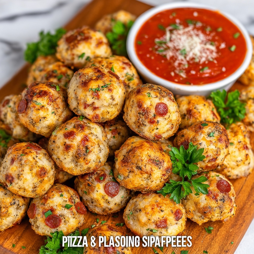 Sausage & Pepperoni Pizza Puffs Recipe - Recipe Image