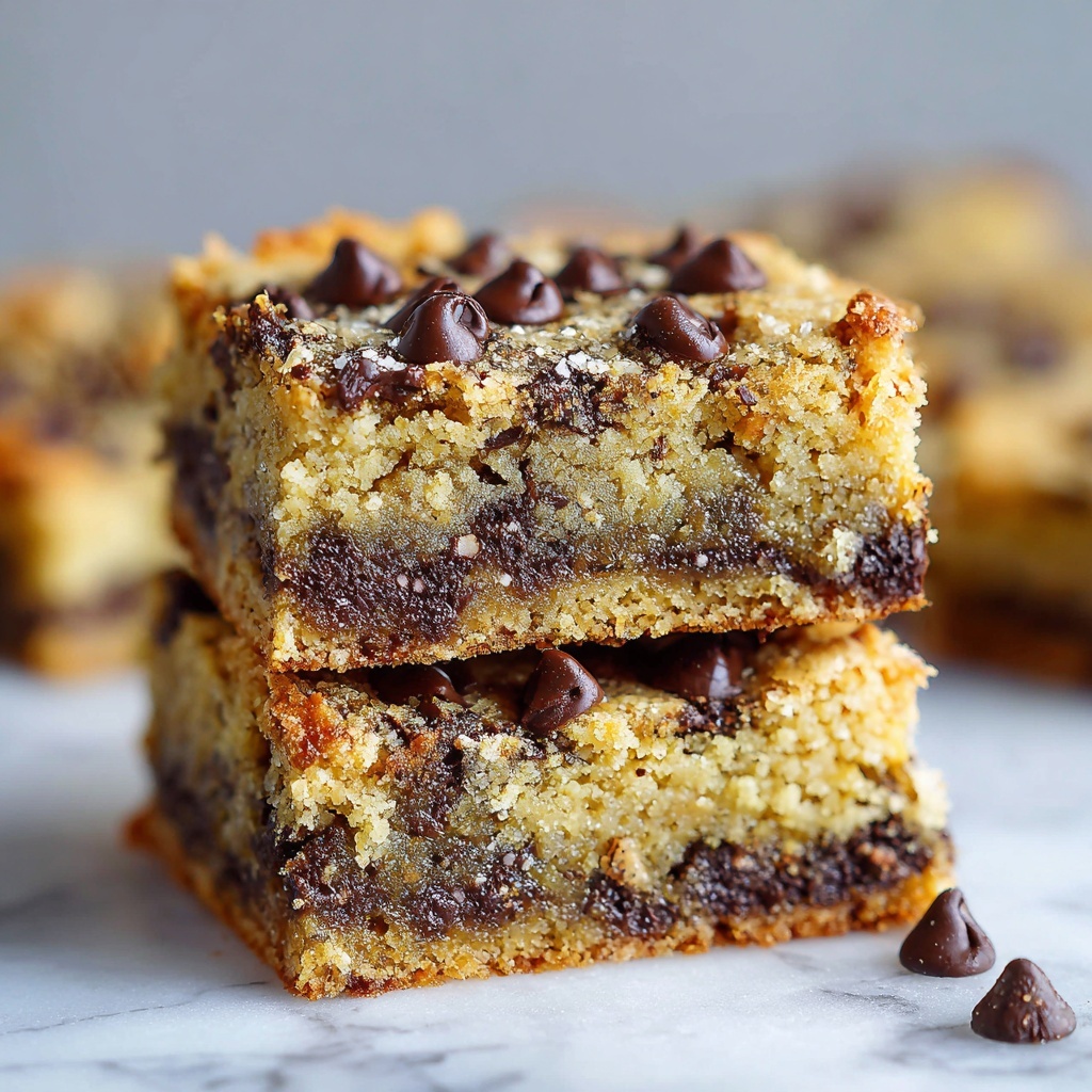 Easy Peanut Butter Chocolate Chip Bars Recipe - Recipe Image