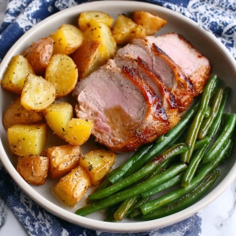 Crockpot Ham, Green Beans, and Potatoes Recipe