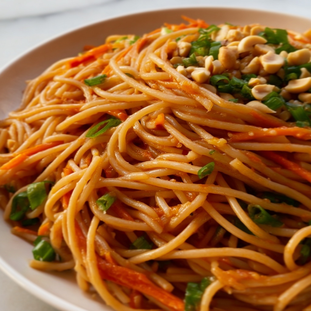 Creamy Peanut Noodles Recipe - Recipe Image