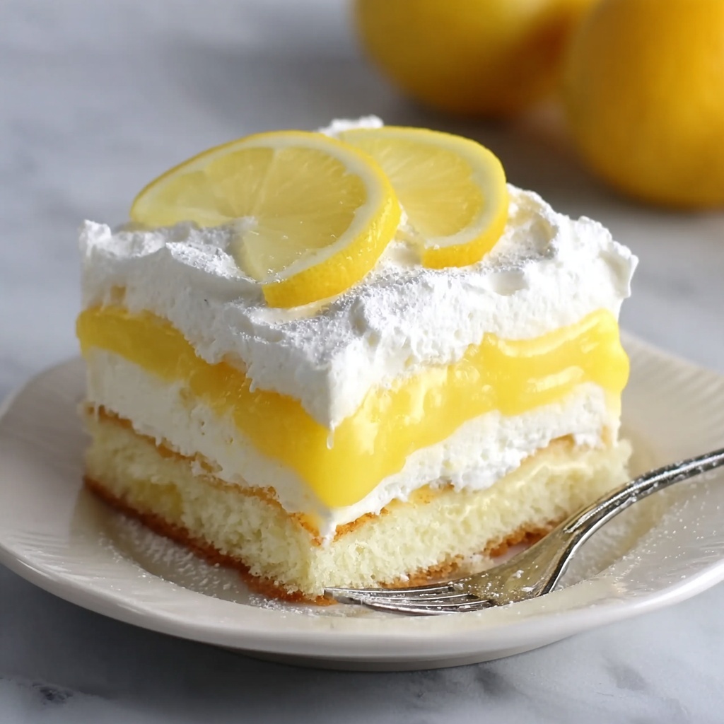 Lemon Lush Cake Recipe - Recipe Image