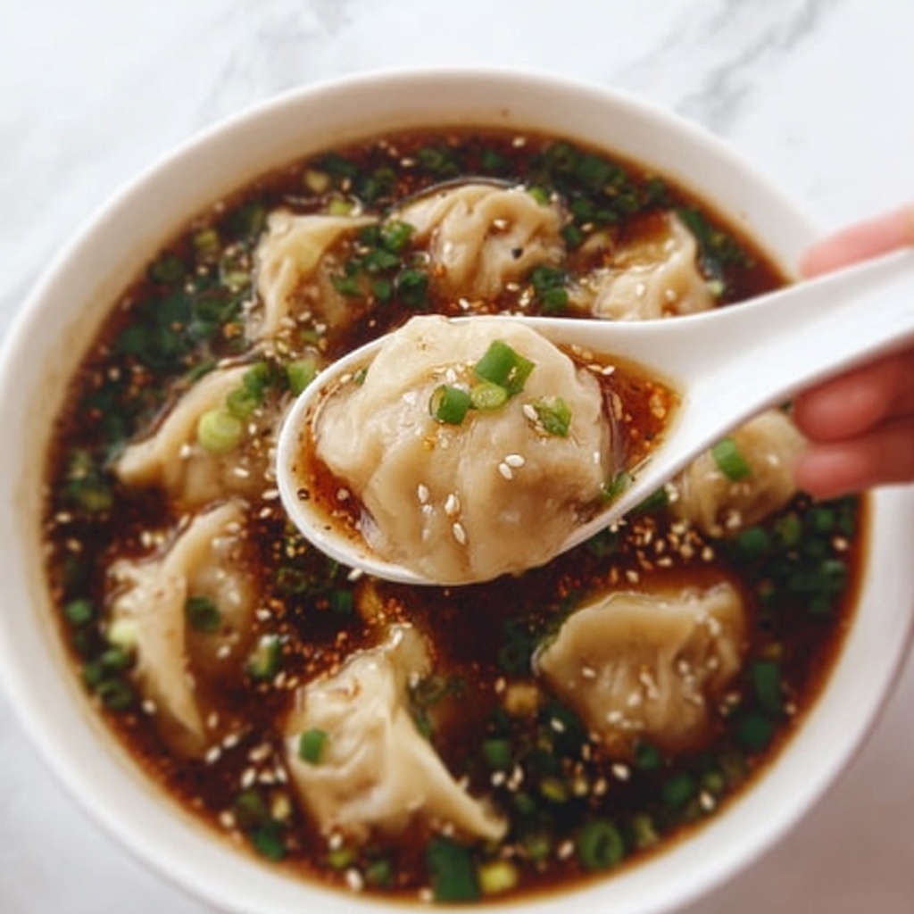 Instant Pot Spicy Dumpling Soup Recipe - Recipe Image
