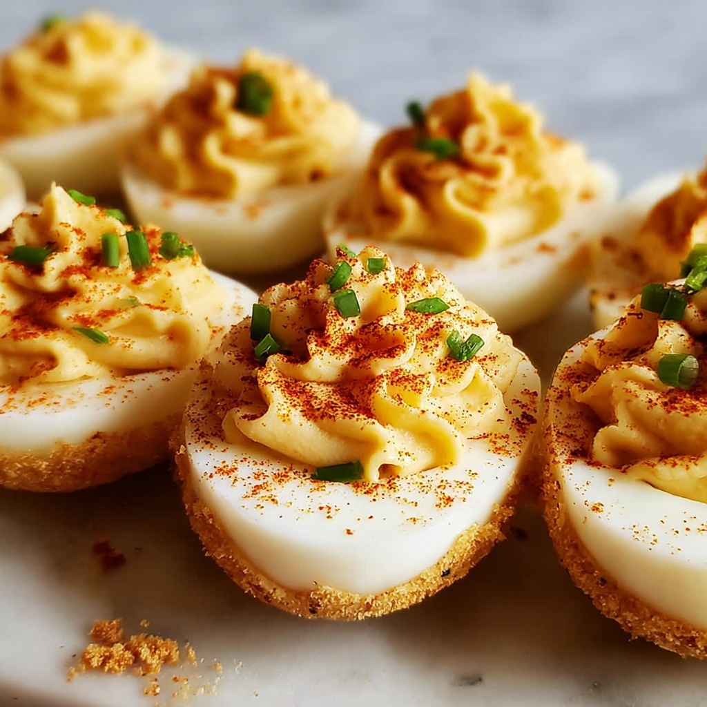 Fried Deviled Eggs Recipe - Recipe Image