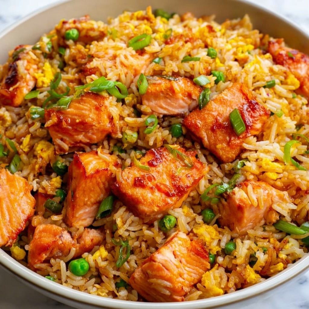 Salmon Fried Rice Recipe - Recipe Image