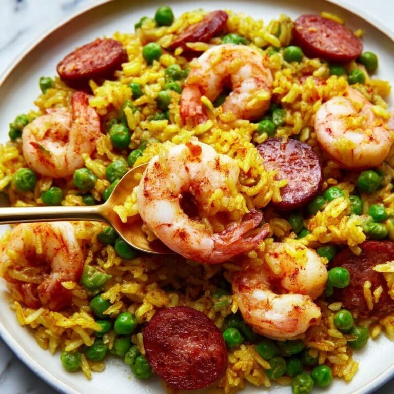 Weeknight Shrimp and Chorizo Paella Recipe