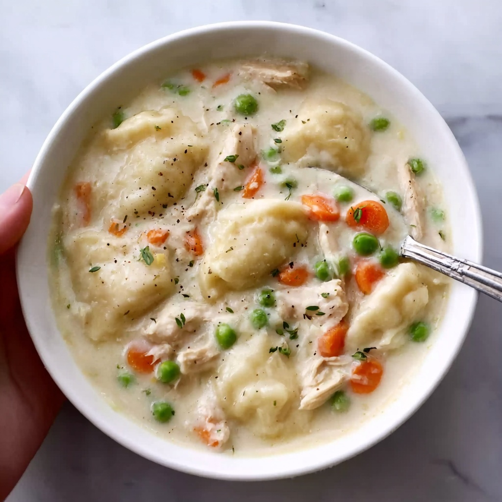 Chicken and Dumplings with Biscuits Recipe - Recipe Image