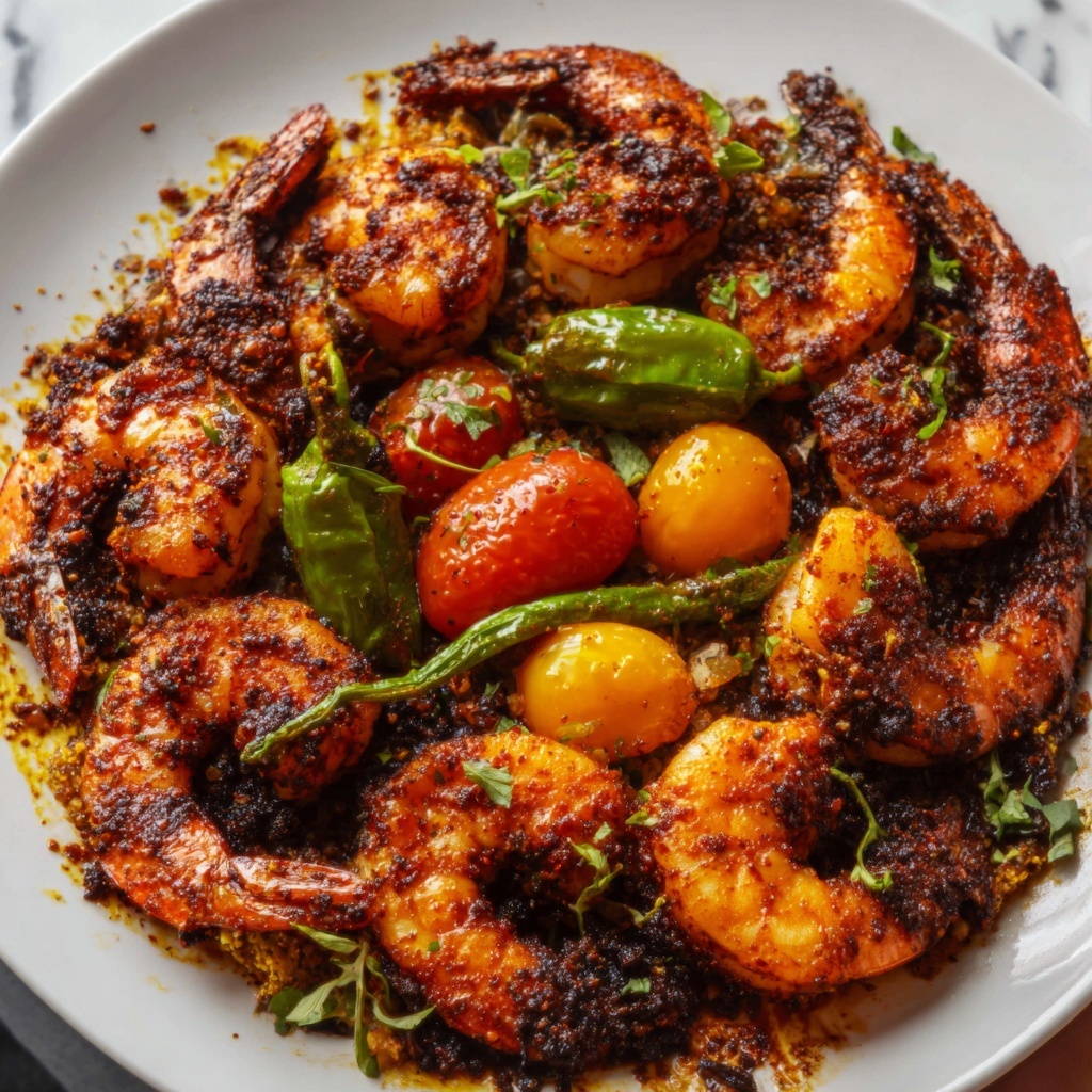 Jamaican Spicy 'Pepper' Shrimp Recipe - Recipe Image
