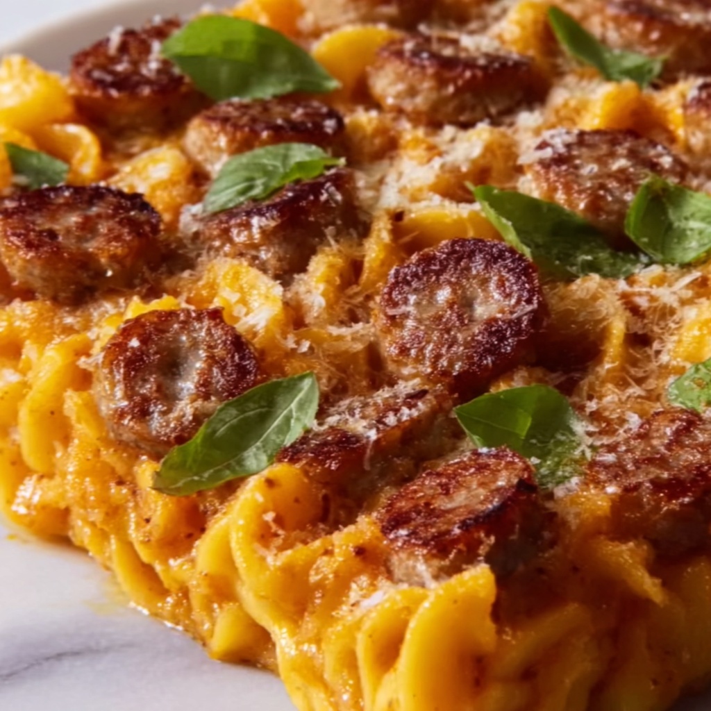 Sausage Nduja Pasta Recipe - Recipe Image