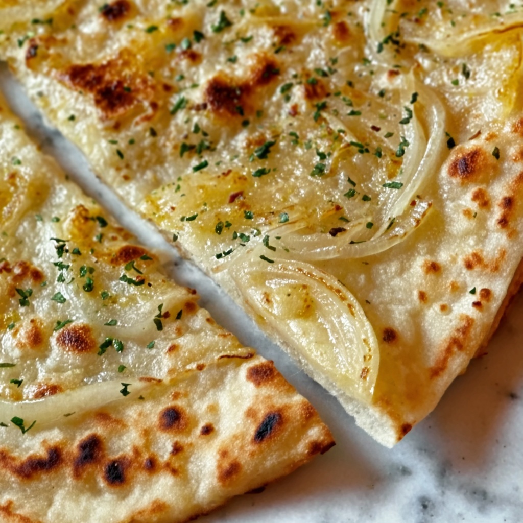 Garlic Flatbread Recipe - Recipe Image