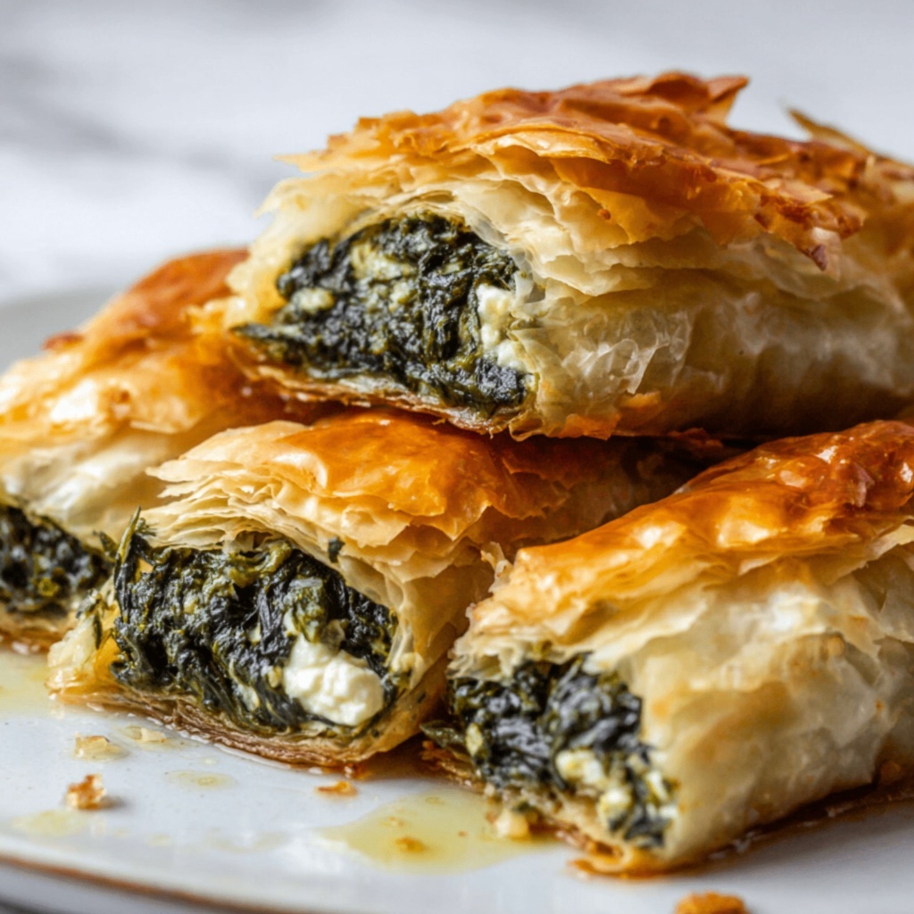 Easy Gluten-Free Spinach and Feta Parcels Recipe - Recipe Image