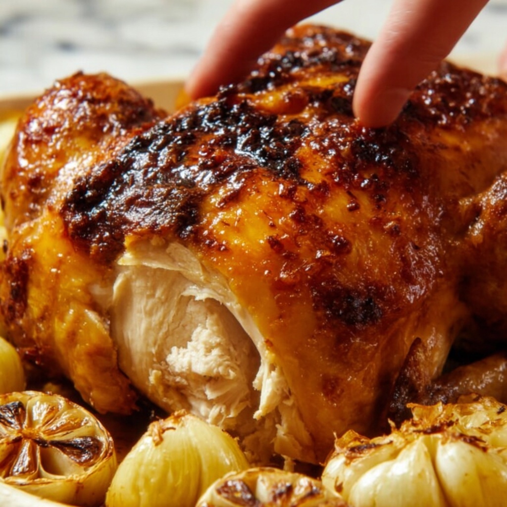 Honey Lemon Roast Chicken Recipe - Recipe Image