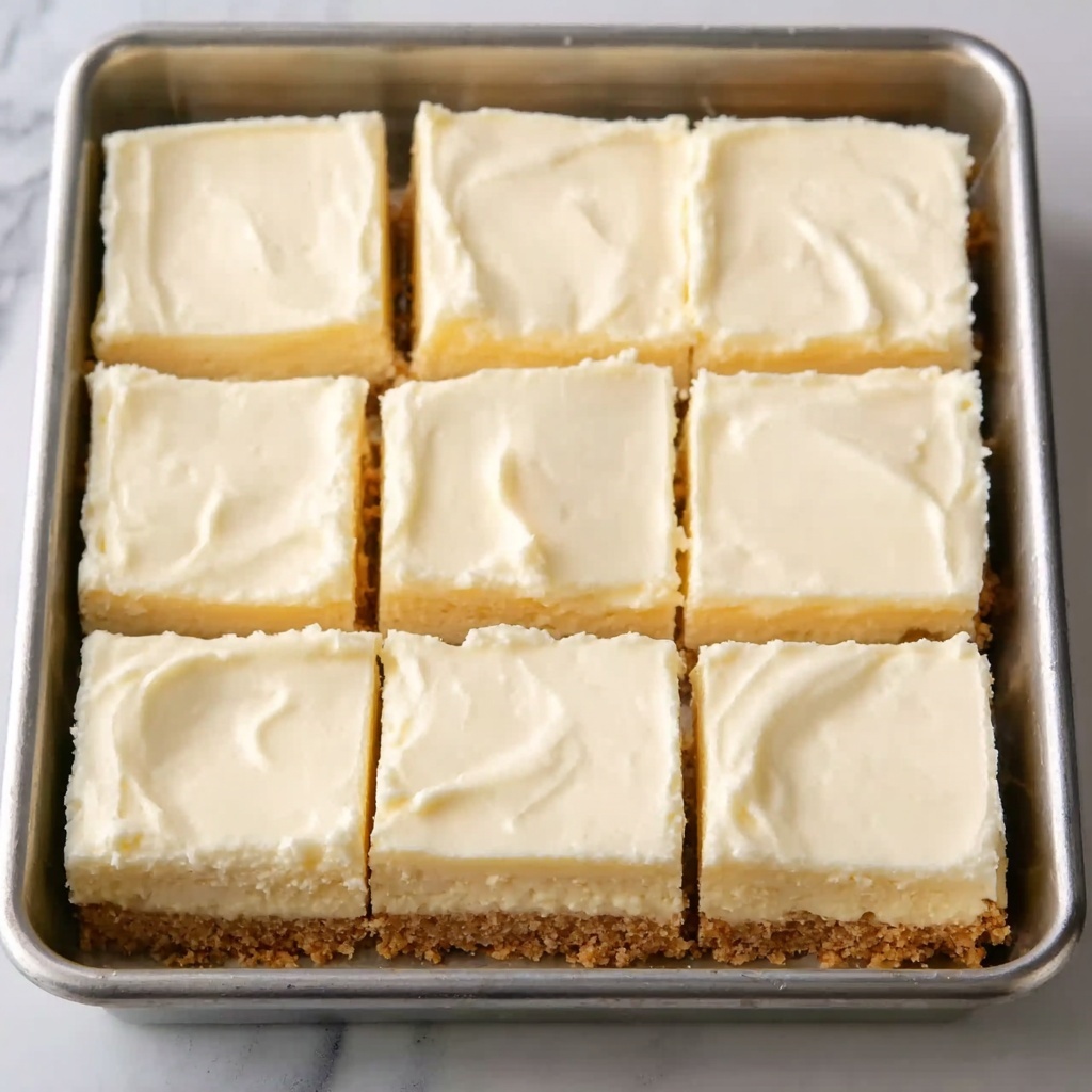 No Bake Cheesecake Bars Recipe - Recipe Image