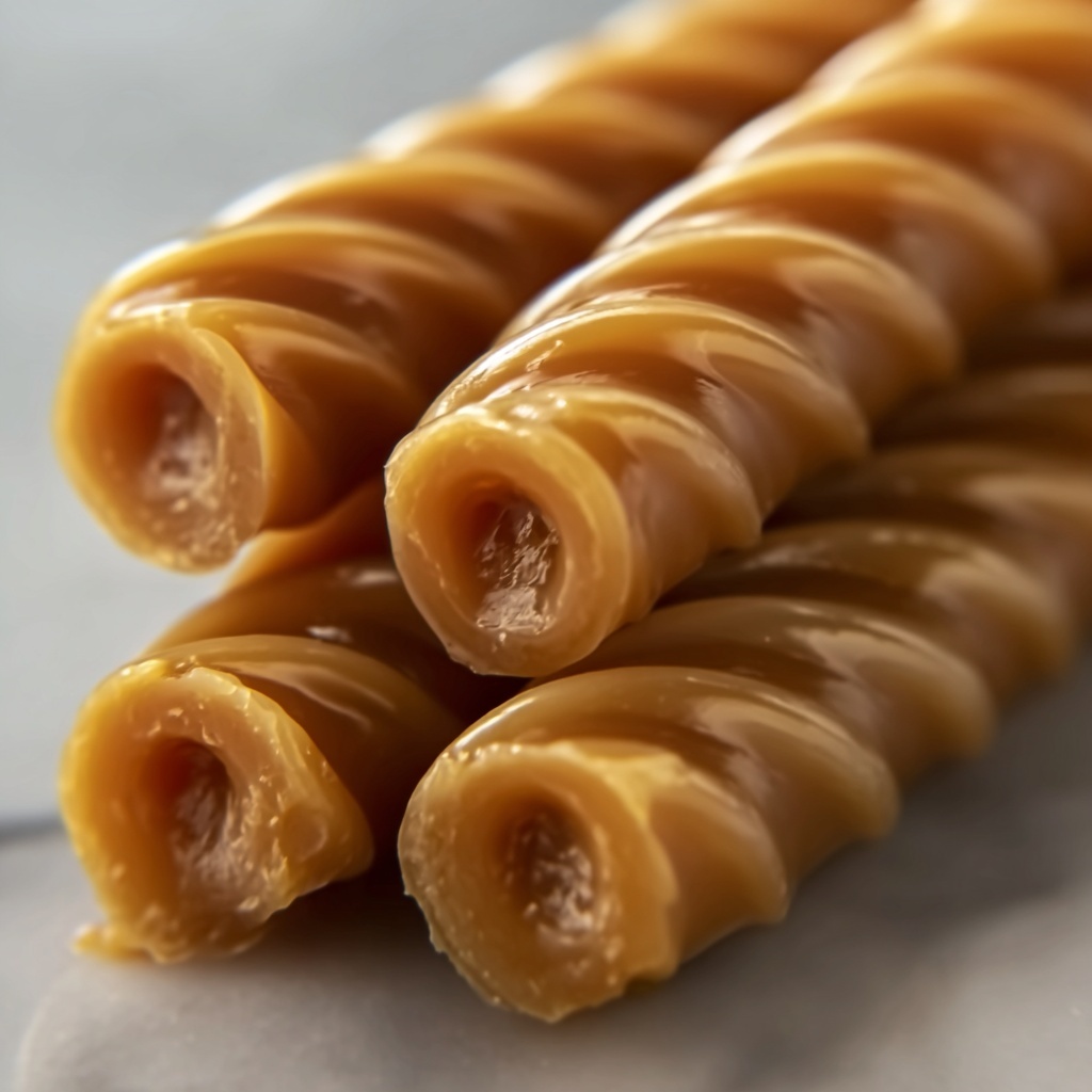 Caramel Noodles with Pastel Colors and Edible Glitter Recipe - Recipe Image