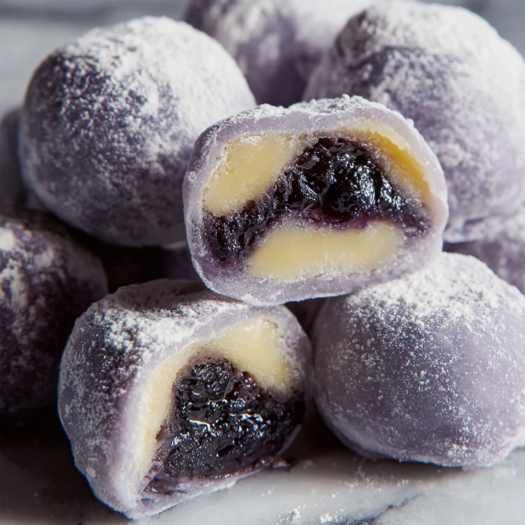 White Chocolate Blueberry Truffles Recipe - Recipe Image