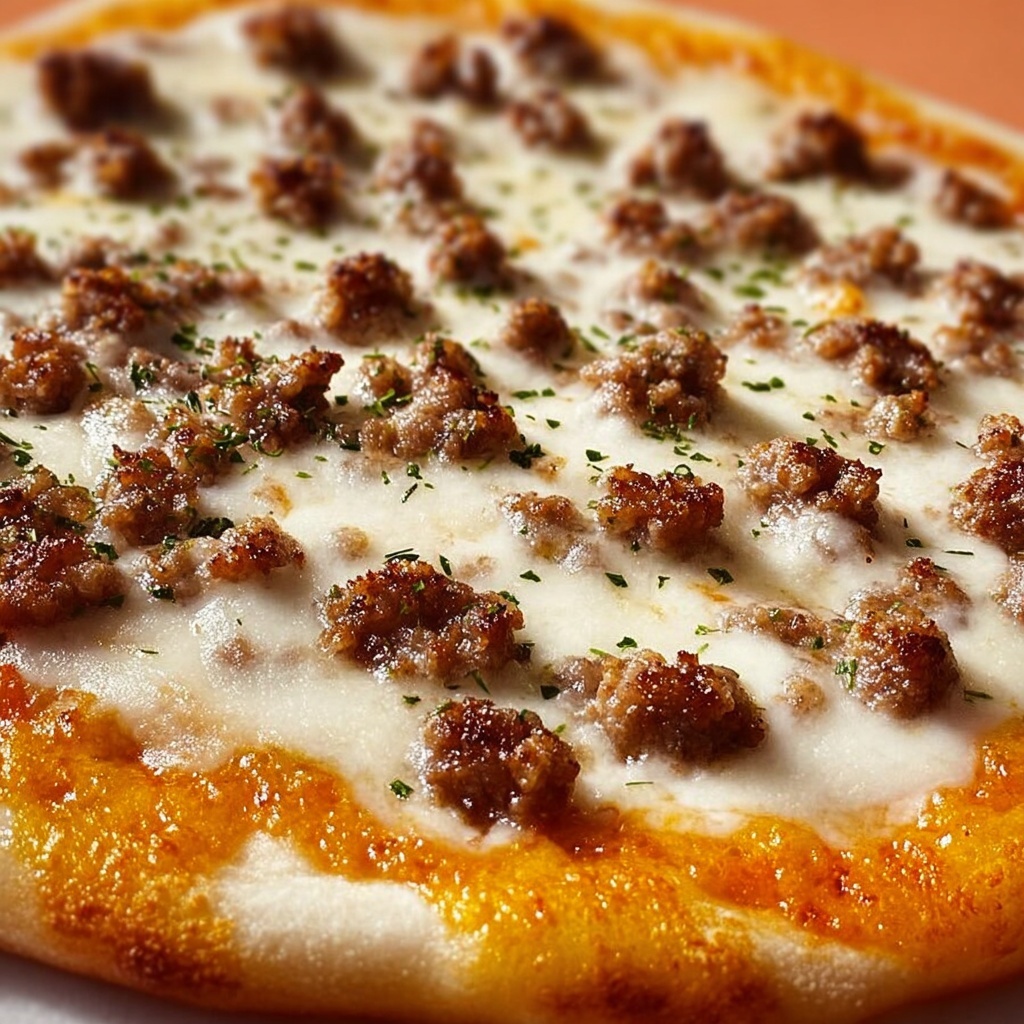 Sausage Gravy Breakfast Pizza Recipe - Recipe Image