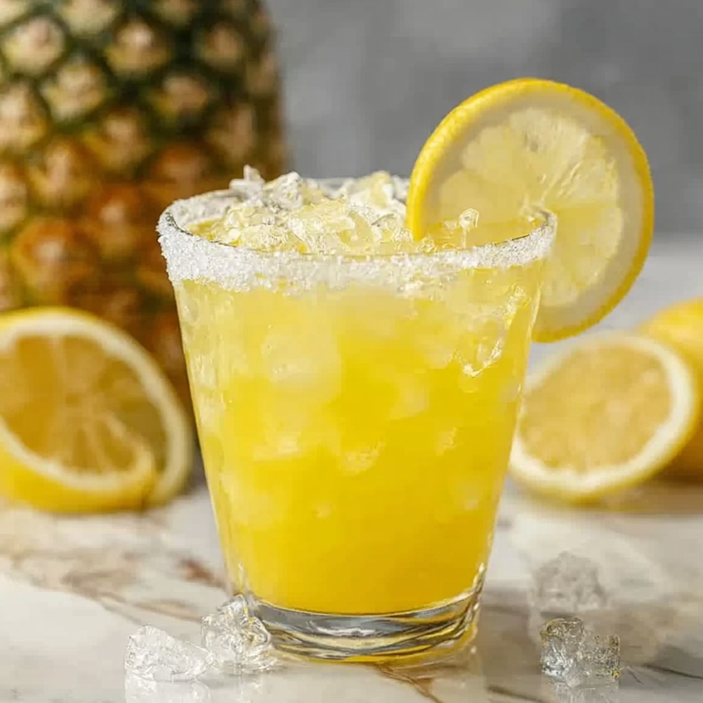 Pineapple Lemon Drop Cocktail Recipe - Recipe Image