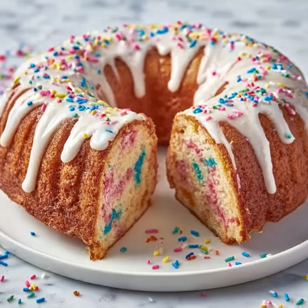 Funfetti Bundt Cake Recipe - Recipe Image