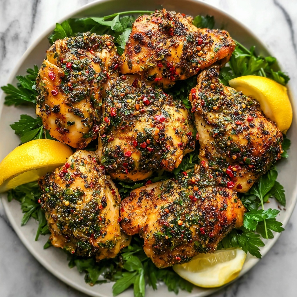 Za'atar Tahini Chicken Thighs Recipe - Recipe Image
