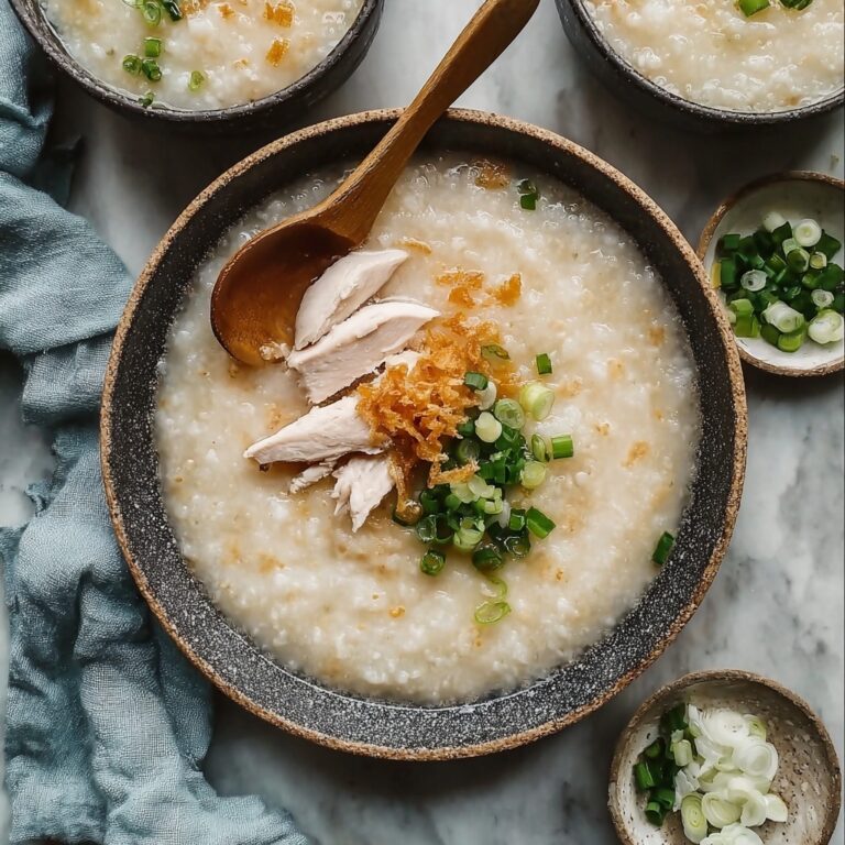 Comforting Chicken Congee Recipe for Cozy Evenings Recipe