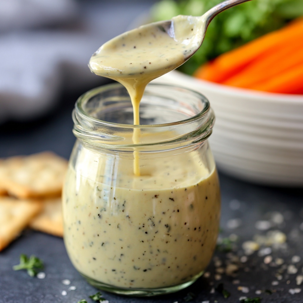 Classic Creamy Italian Salad Dressing Recipe - Recipe Image