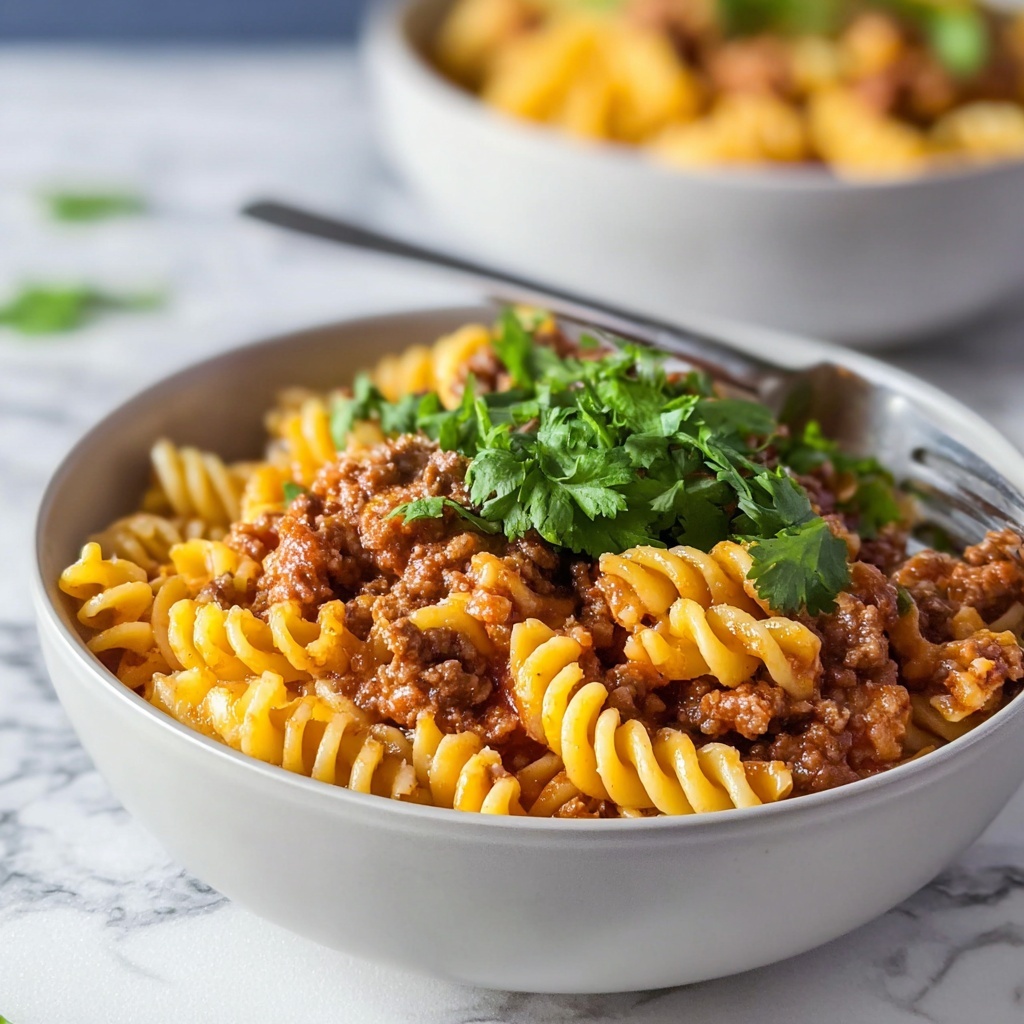 Cheesy Taco Pasta: 30-Minute Family Dinner Recipe - Recipe Image