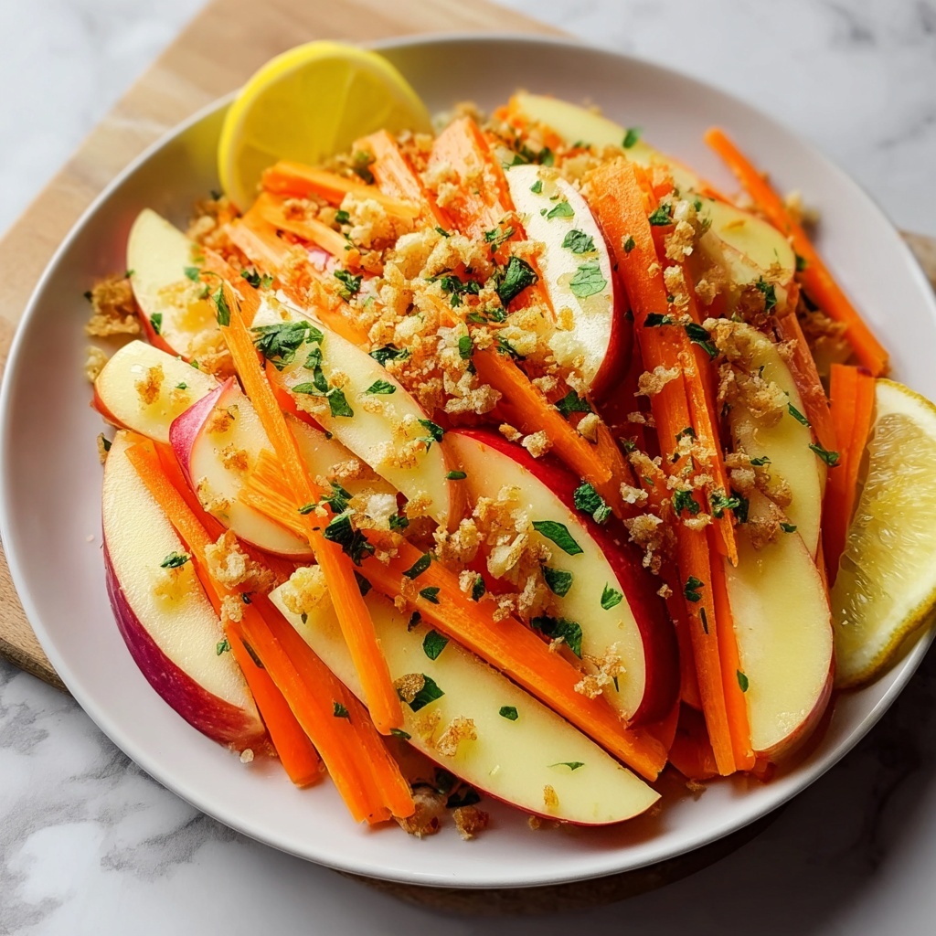 Crunchy Apple Carrot Salad Delight Recipe - Recipe Image