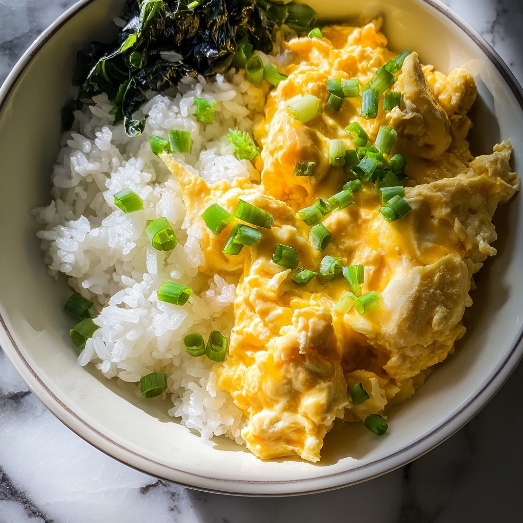 Miso Scrambled Eggs with Bok Choy Recipe - Recipe Image