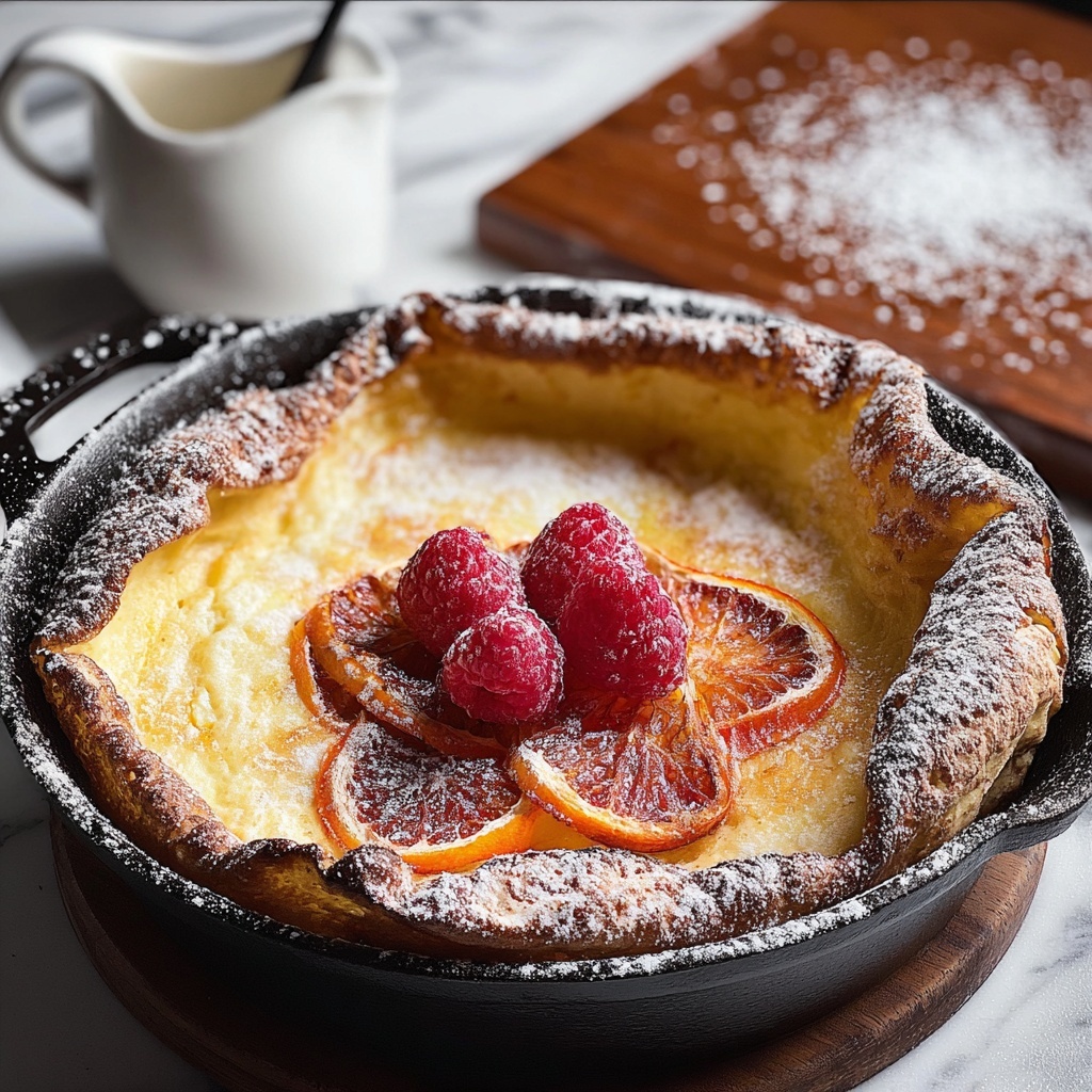 Yuzu Orange Dutch Baby: An Amazing Ultimate Recipe - Recipe Image