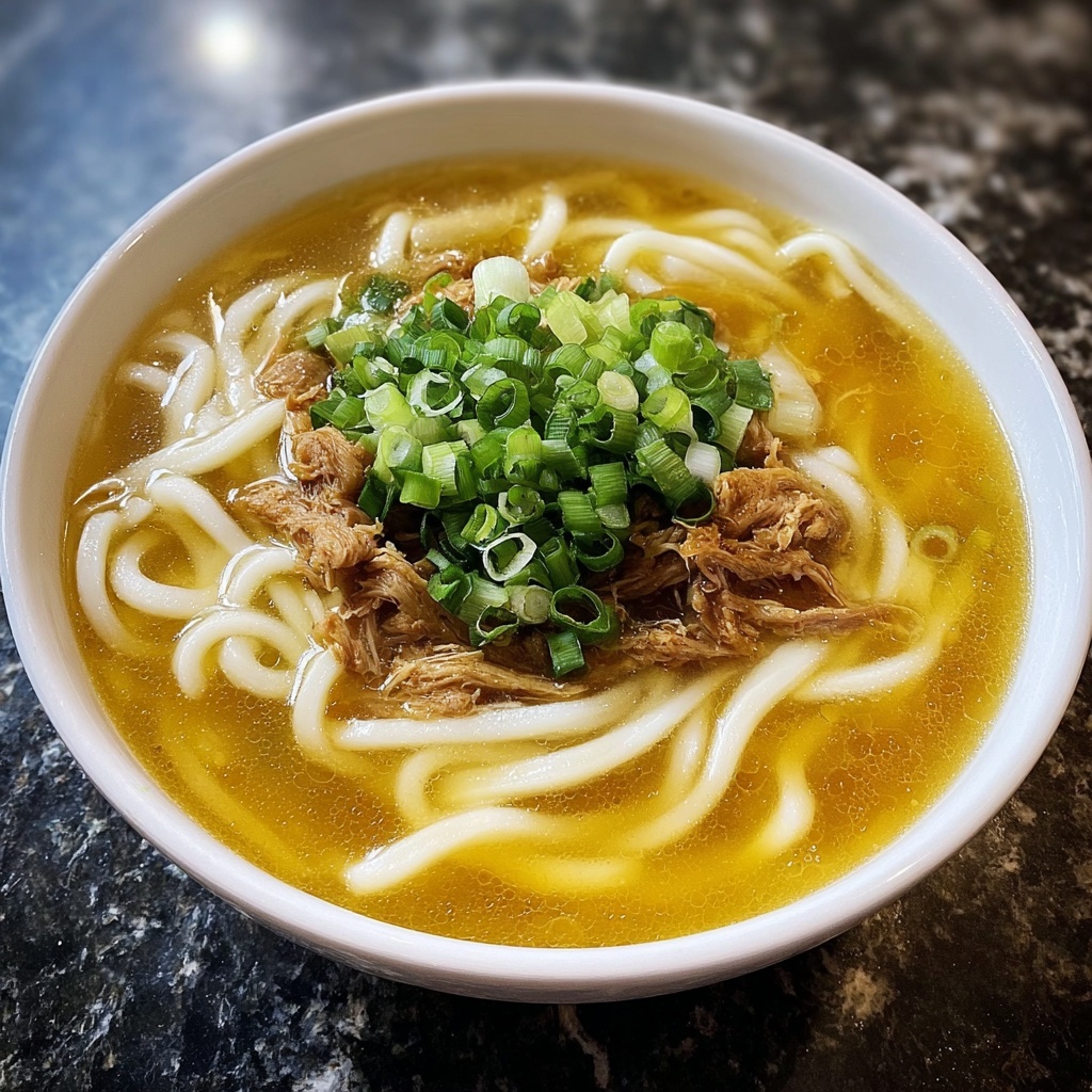 Chicken Udon Soup Recipe - Recipe Image