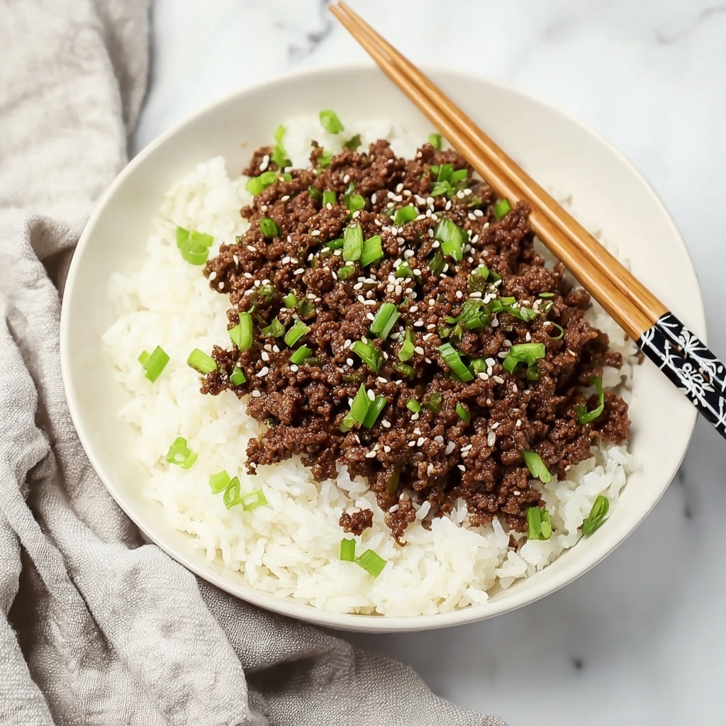 Korean Ground Beef Bowl (25-Minutes) Recipe - Recipe Image
