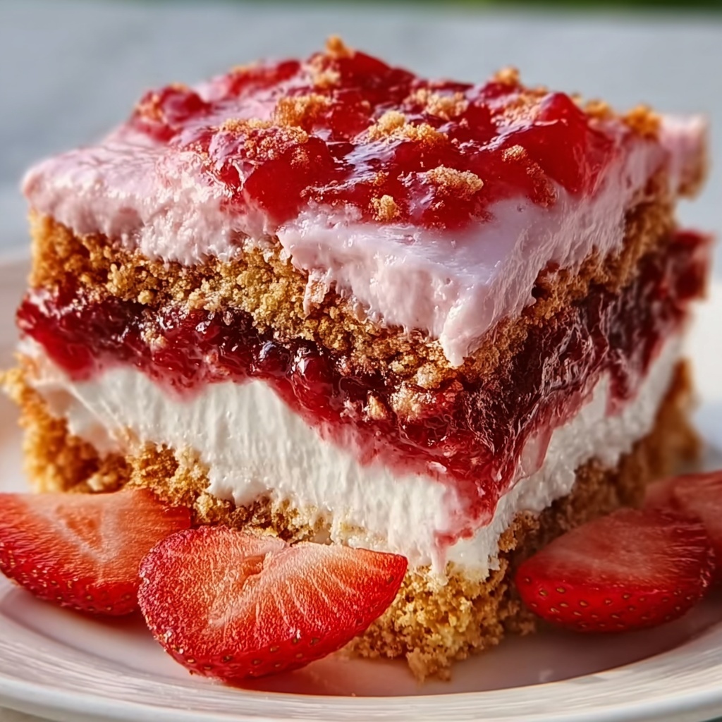 Strawberry Honeybun Cake with Strawberry Cream Icing Recipe - Recipe Image