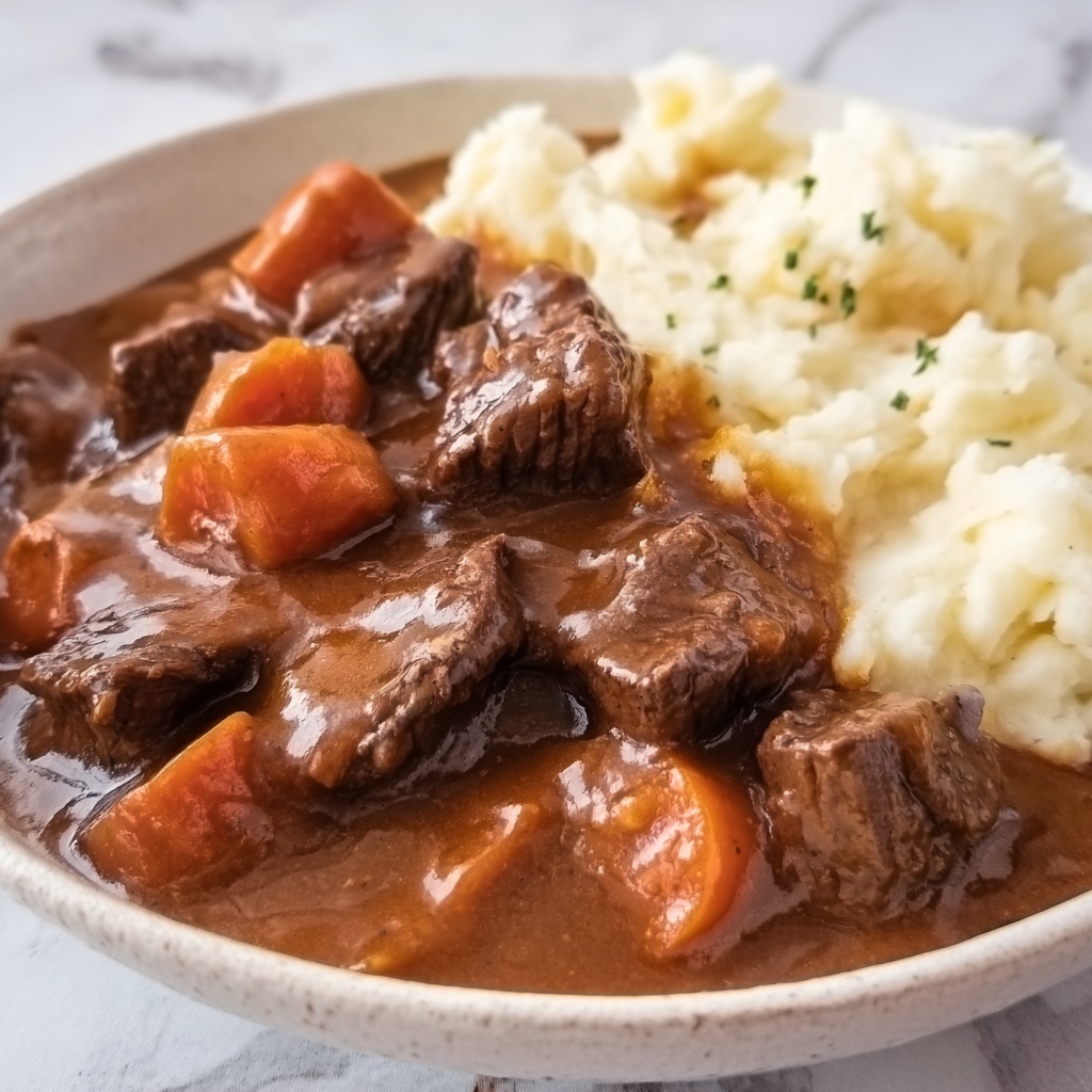 Crock Pot Beef Tips and Gravy Recipe - Recipe Image
