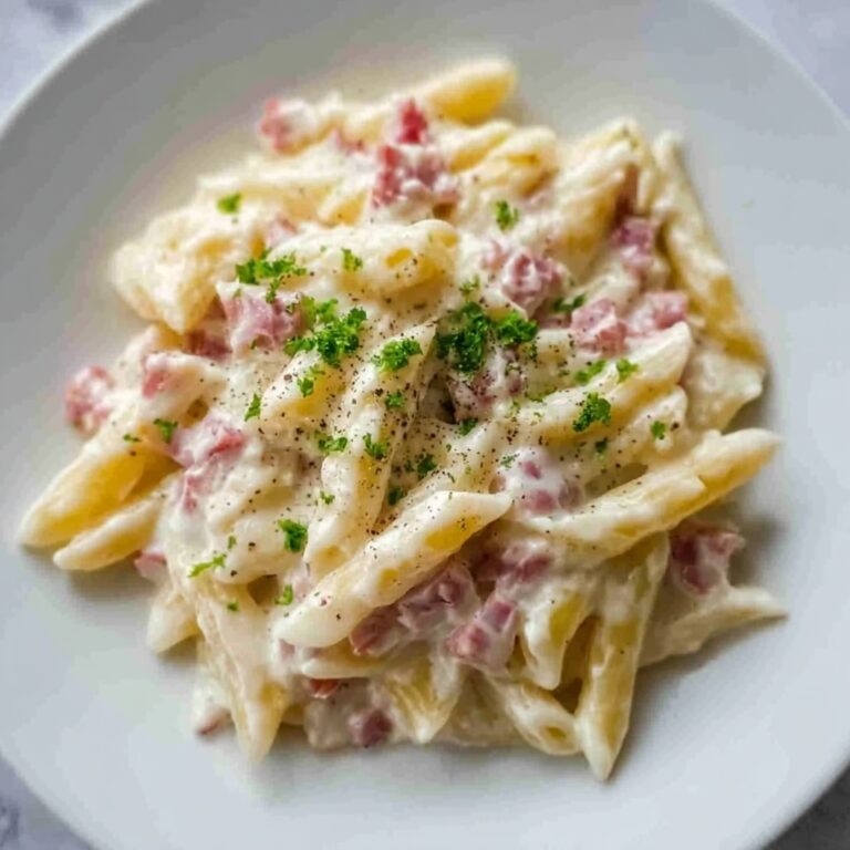 Leftover Ham and Creamy Pasta Recipe