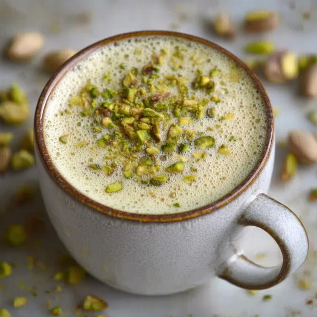 Pistachio Latte Recipe - Recipe Image